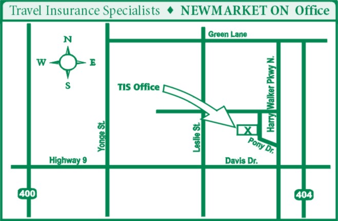 Travel Insurance Specialists Office - 160 Pony Drive Newmarket ON